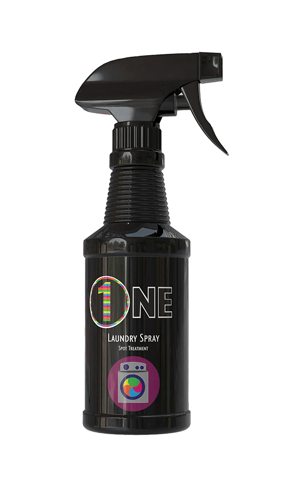 Mockup for package design on laundry spray, front view