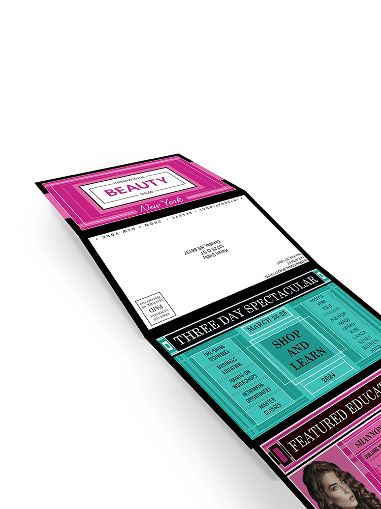 Beauty show mailer